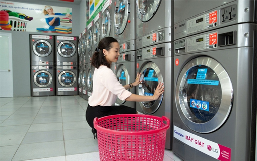 Mô Hình Giặt Sấy Tự Động