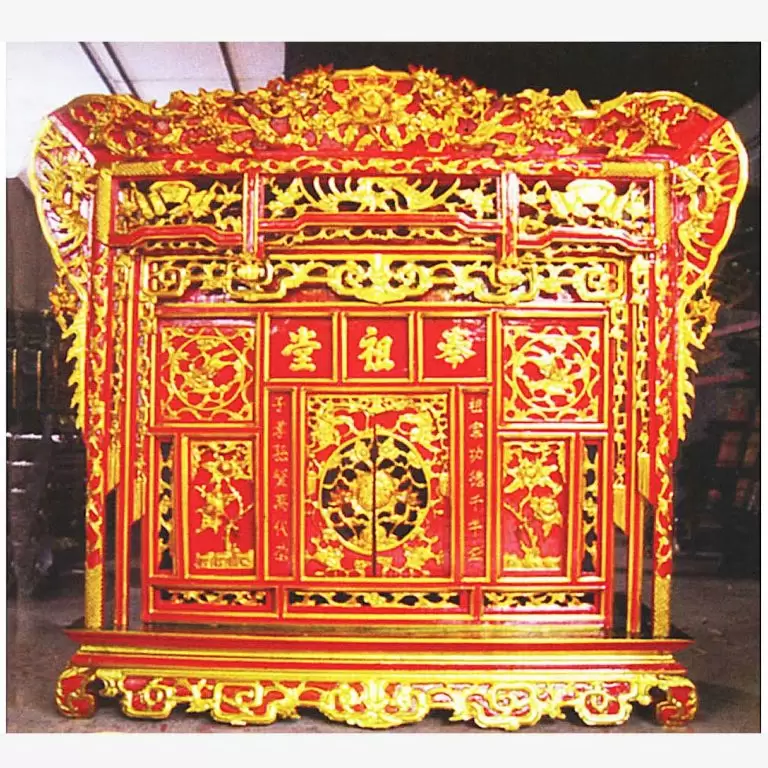 Khám Thờ Gia Tiên Gỗ Mít