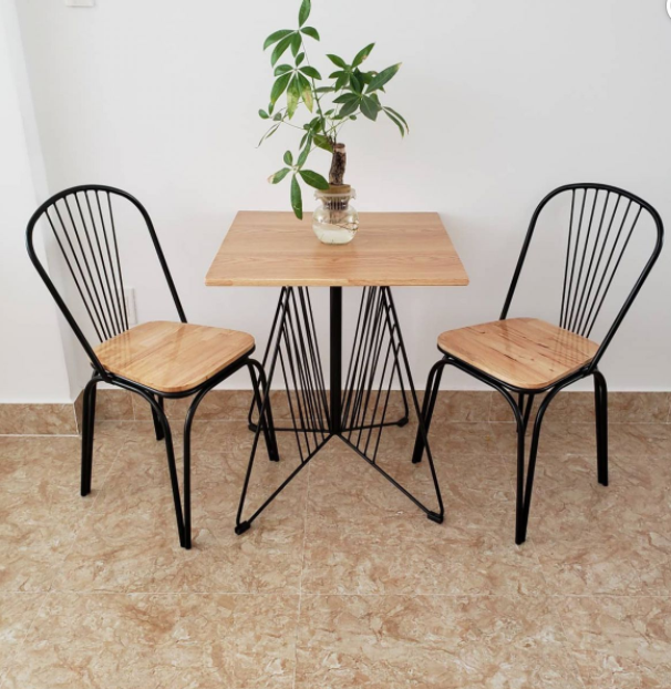 Bộ bàn ghế Thonet sắt sơn tĩnh điện ( CA-CT009)