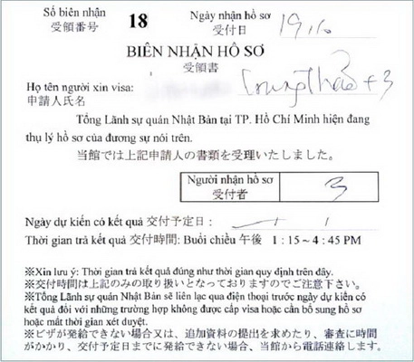 Lệ phí visa Nhật Bản ở Hà Nội